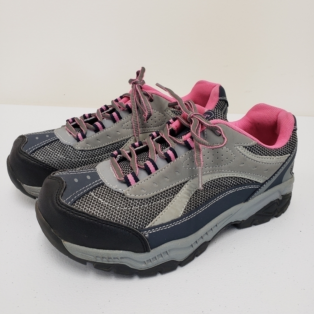 Brahma Womens Steel Toe Leather Work Shoes Sneakers Size 8